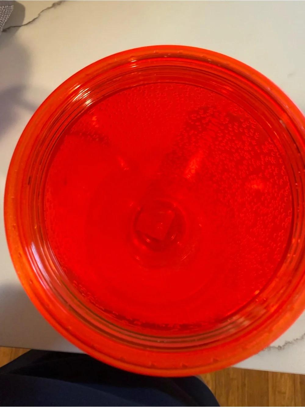 Starbucks Neon Orange Bubble Venti Tumbler 24oz Cold Cup Summer Limited Edition